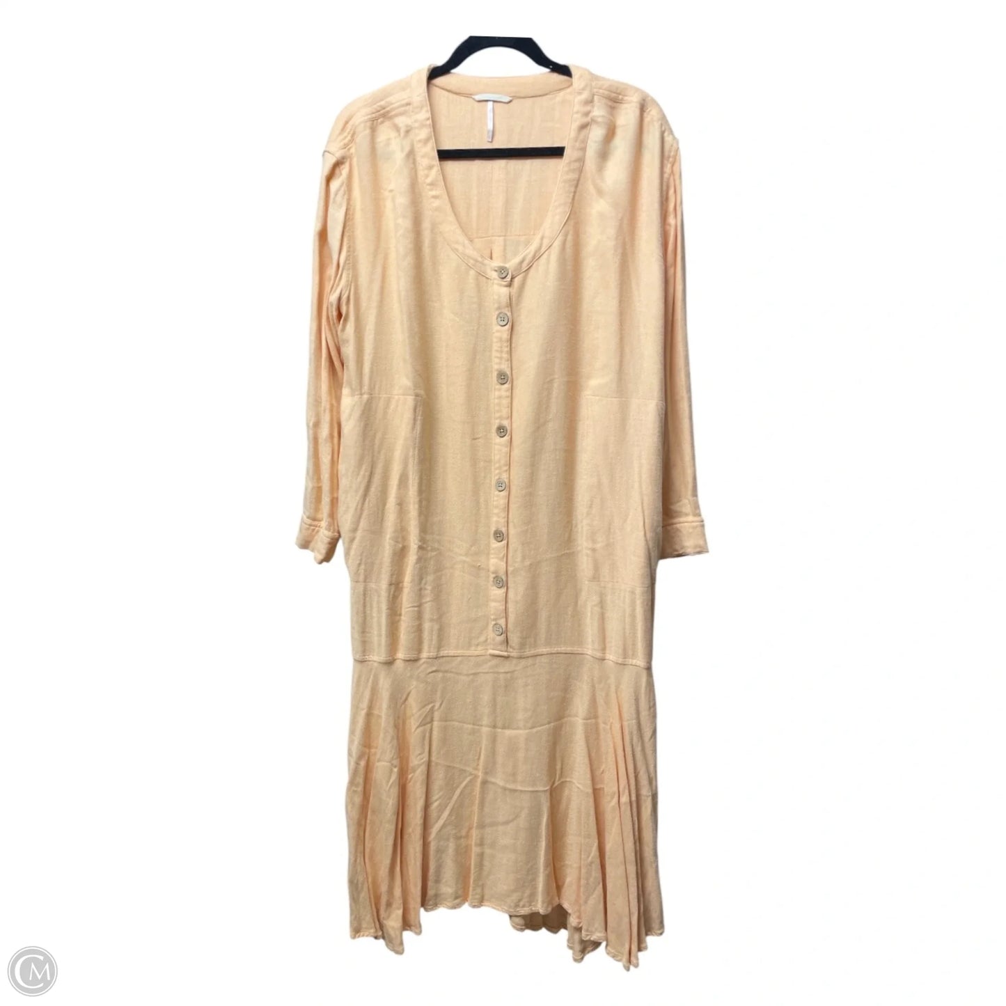Dress Casual Maxi By Free People In Orange, Size: S