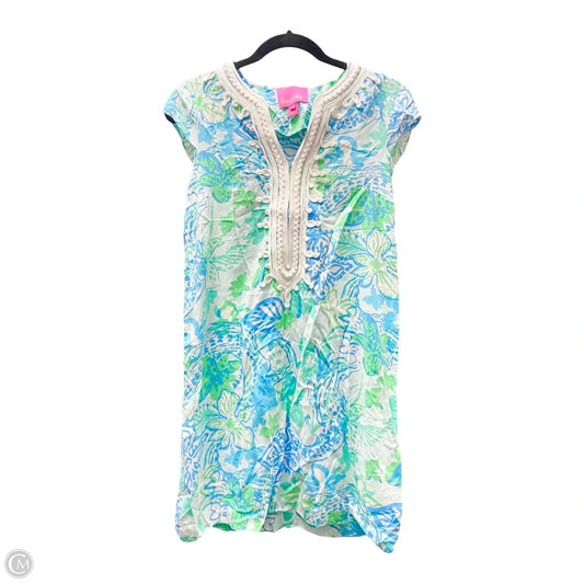 Dress Casual Short By Lilly Pulitzer In Blue & Green, Size: Xs