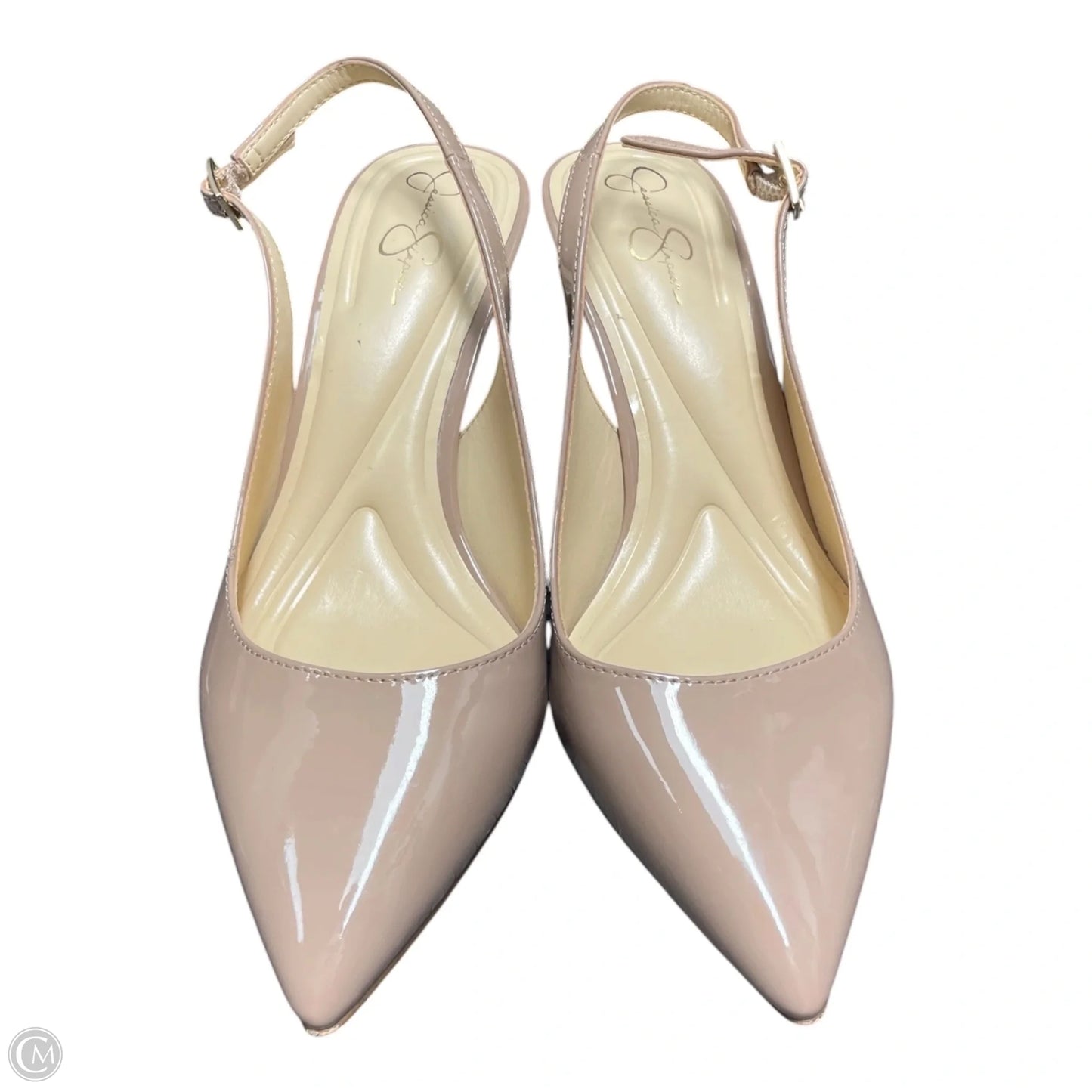 Sandals Heels Kitten By Jessica Simpson In Pink, Size: 7