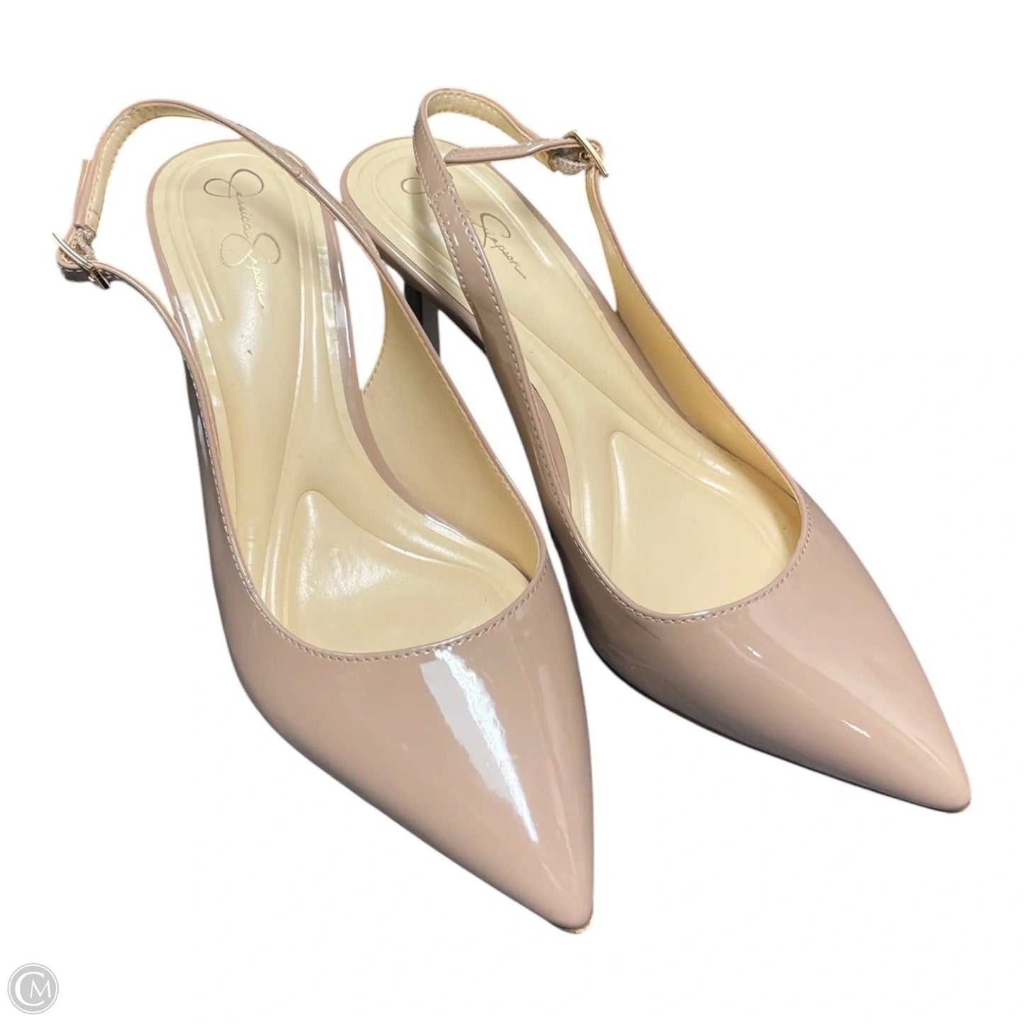 Sandals Heels Kitten By Jessica Simpson In Pink, Size: 7