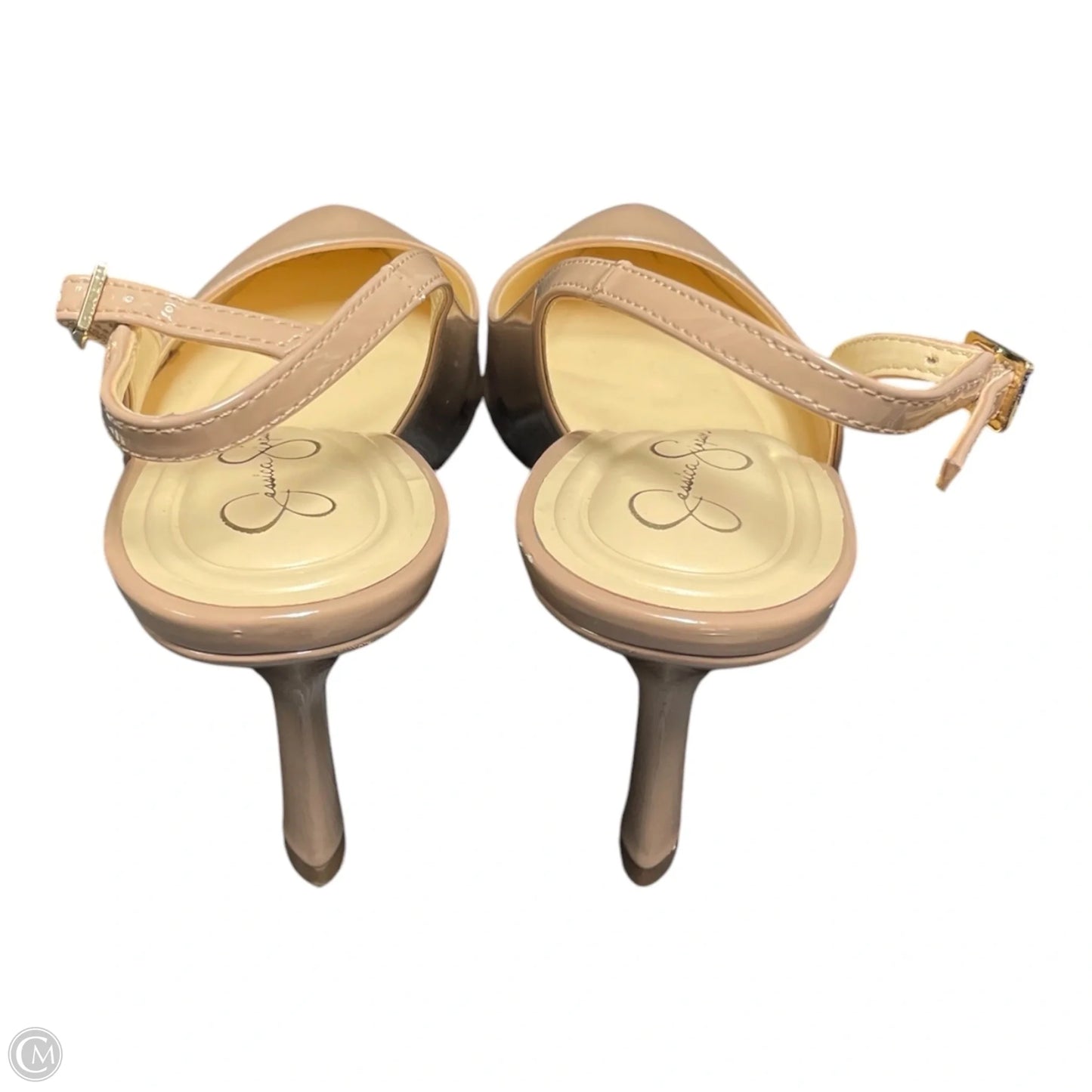 Sandals Heels Kitten By Jessica Simpson In Pink, Size: 7