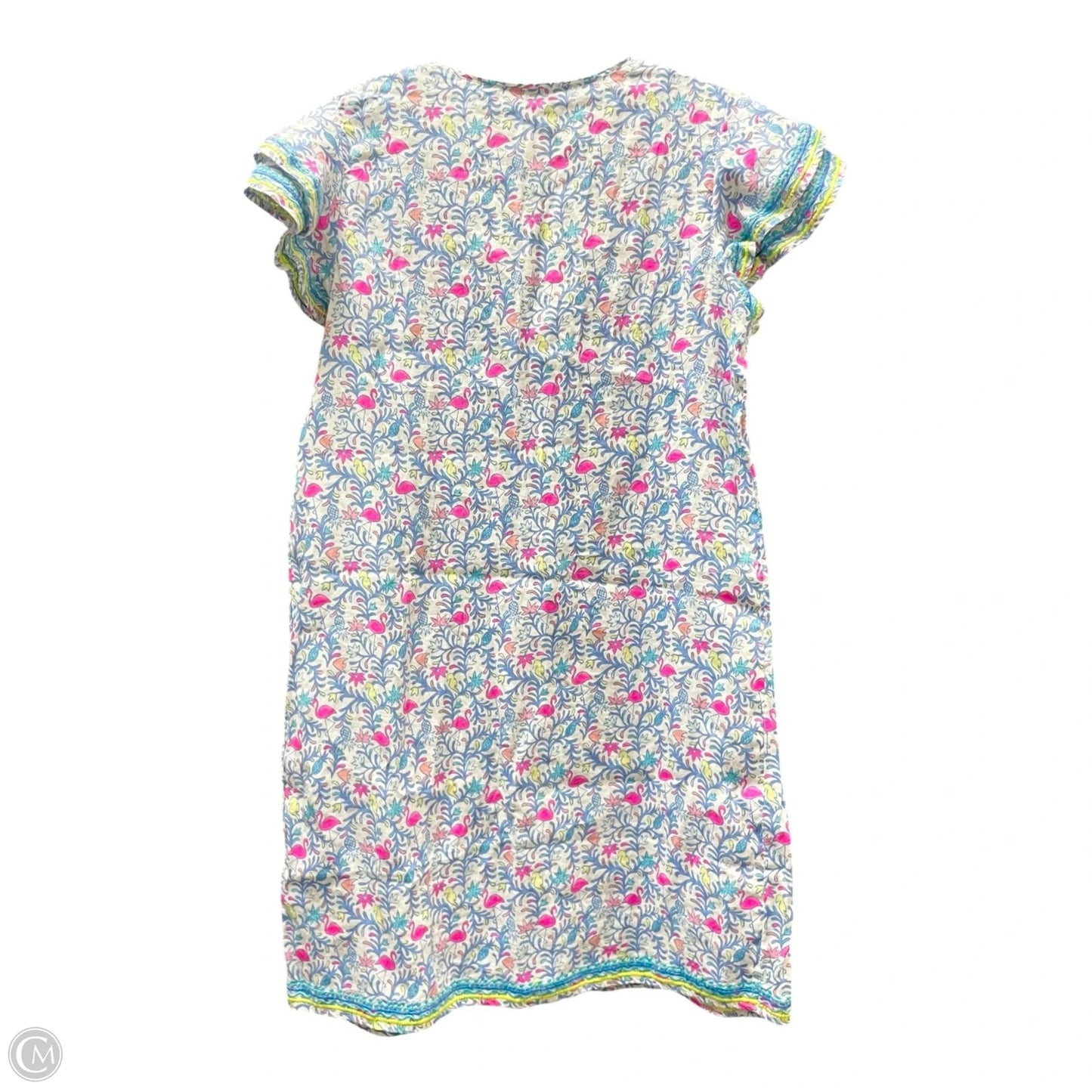 Dress Casual Short By Vineyard Vines In Tropical Print, Size: S