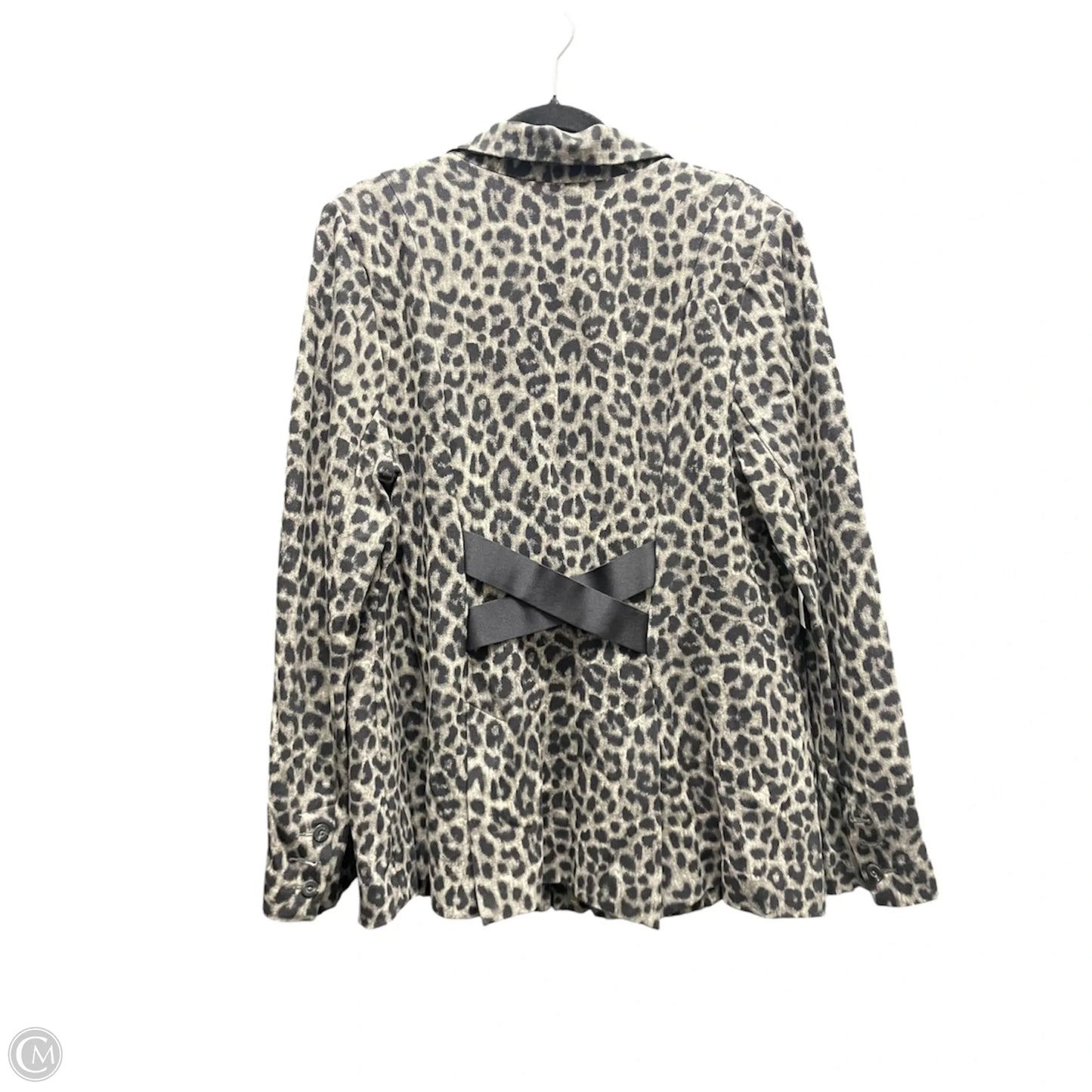 Blazer By Cabi In Animal Print, Size: 14