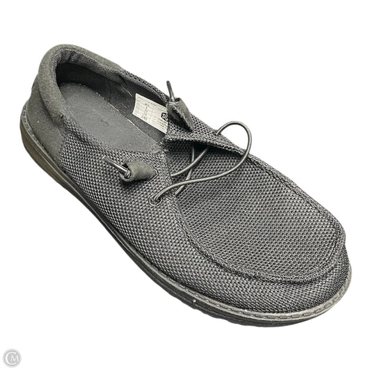 Shoes Flats By Hey Dude In Black, Size: 8