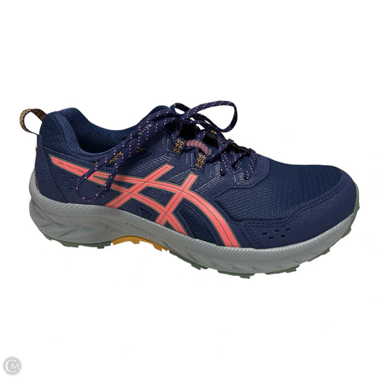 Shoes Sneakers By Asics In Blue & Pink, Size: 10