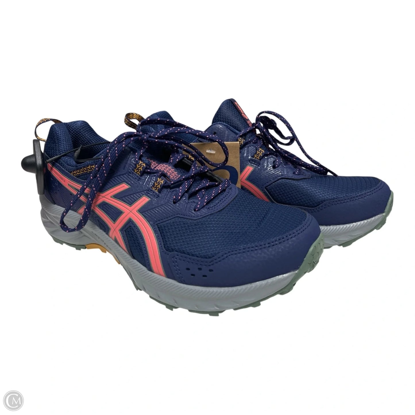 Shoes Sneakers By Asics In Blue & Pink, Size: 10