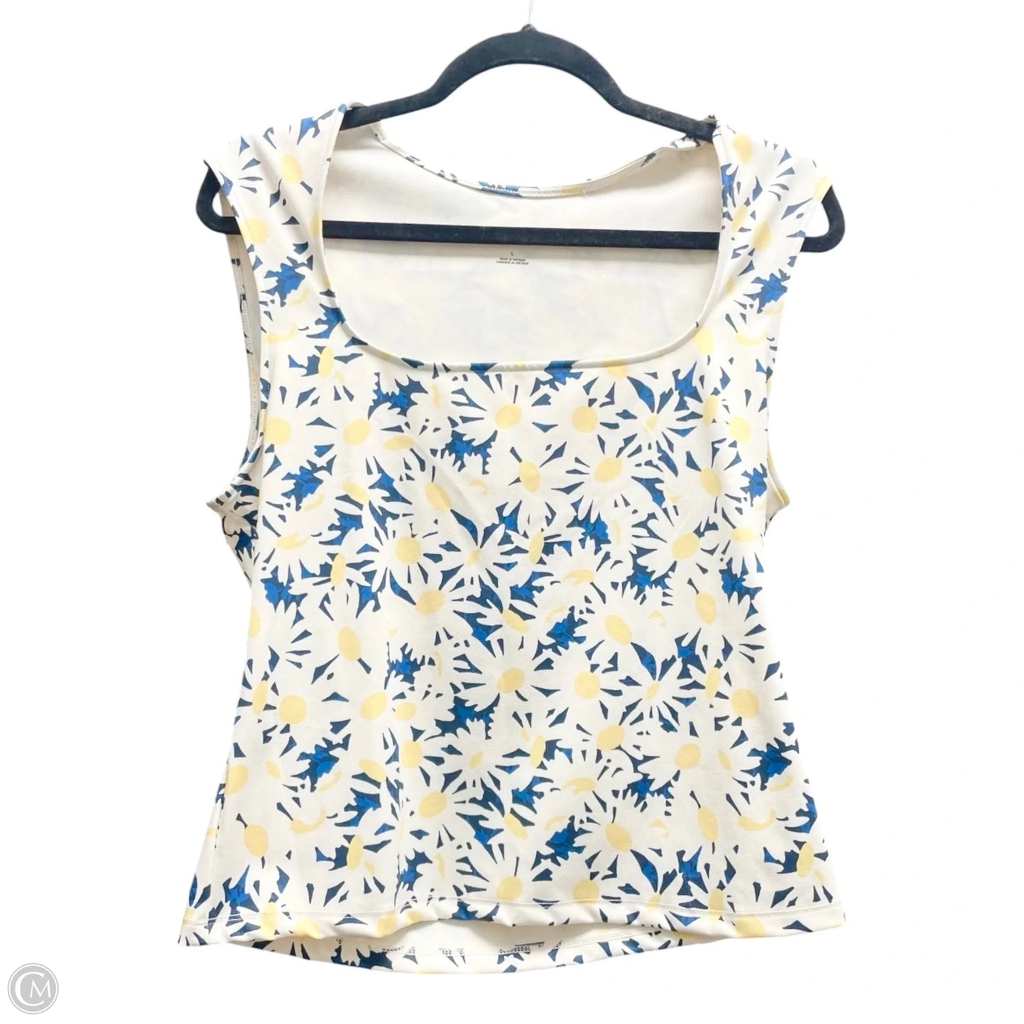Top Sleeveless By Maeve In Floral Print, Size: L