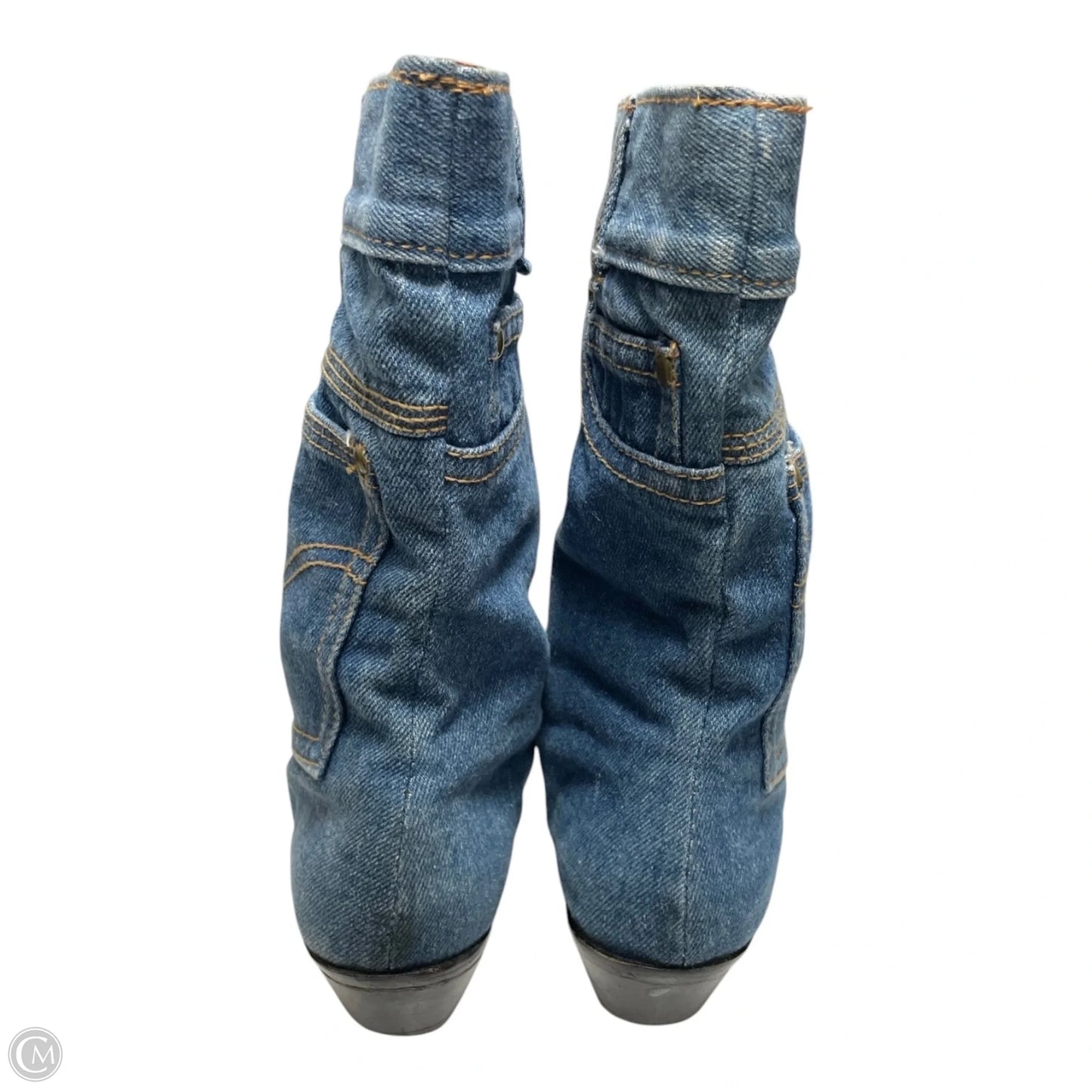 Boots Western By Clothes Mentor In Blue, Size: 7.5
