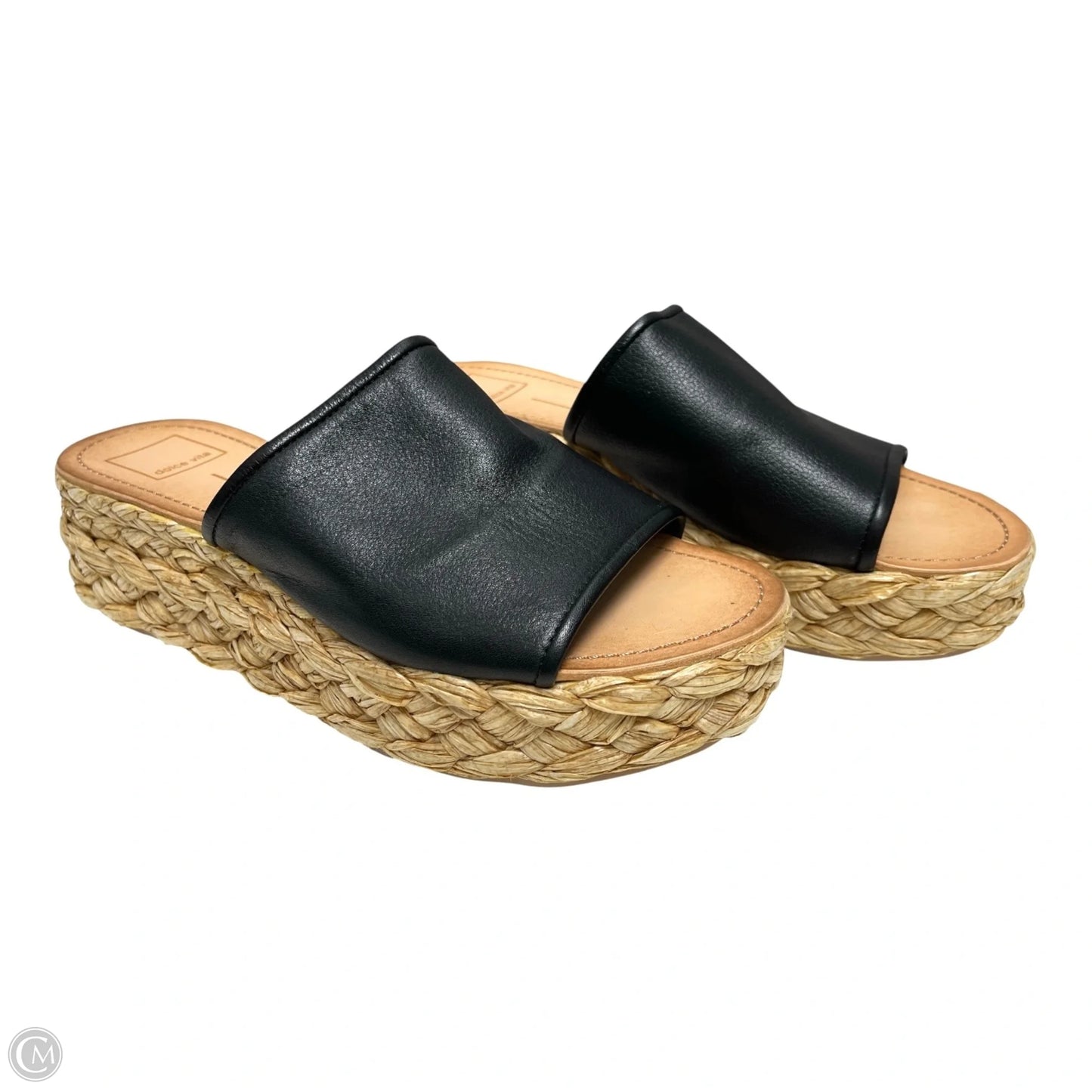 Sandals Heels Platform By Dolce Vita In Black & Tan, Size: 7.5