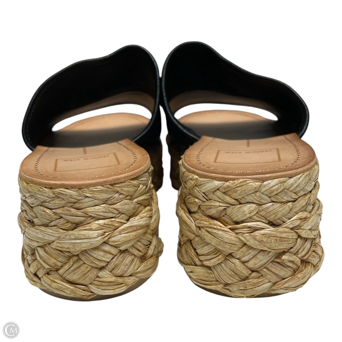 Sandals Heels Platform By Dolce Vita In Black & Tan, Size: 7.5