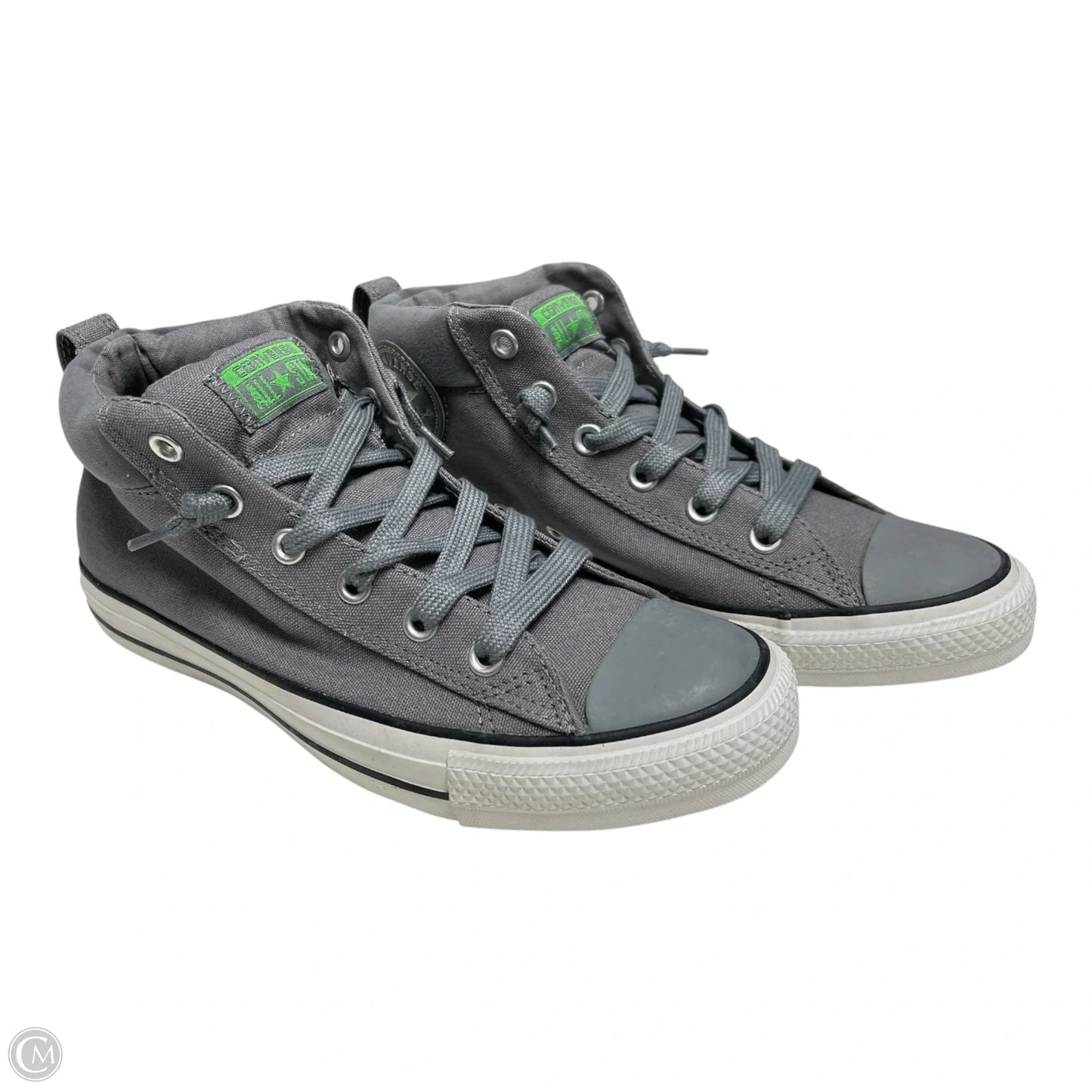 Shoes Sneakers By Converse In Green & Grey, Size: 8.5