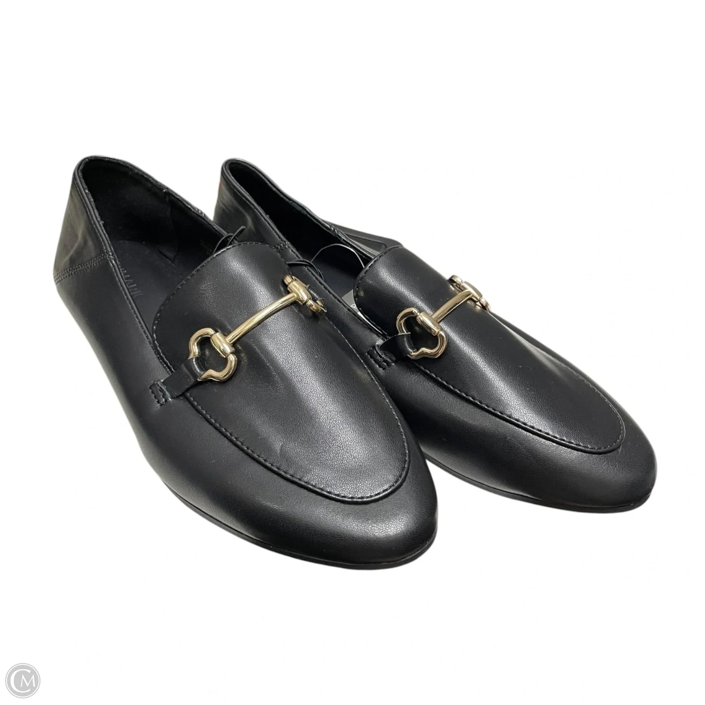 Shoes Flats By Primark In Black & Gold, Size: 6