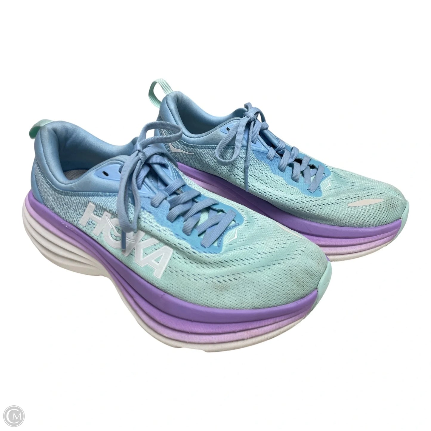 Shoes Athletic By Hoka In Blue & Purple, Size: 6.5