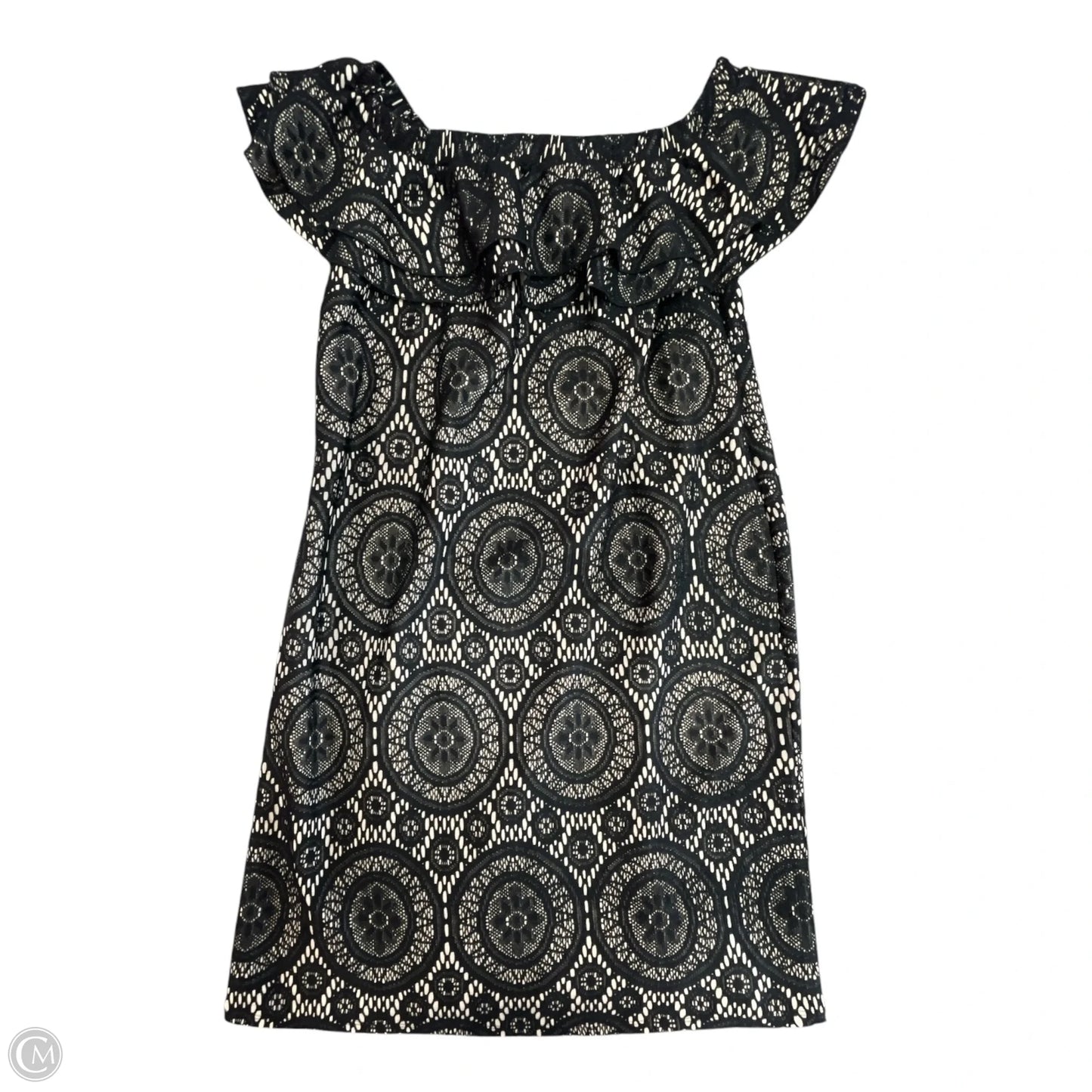 Dress Casual Short By Tacera In Black & Tan, Size: Xl