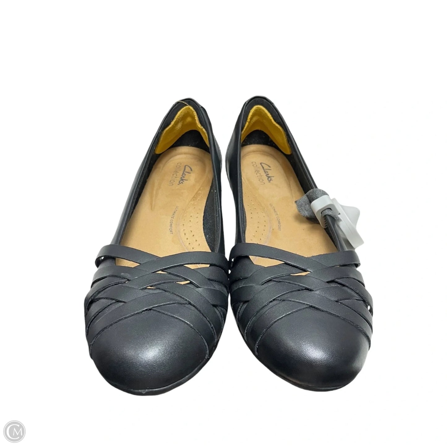 Shoes Flats By Clarks In Black, Size: 10
