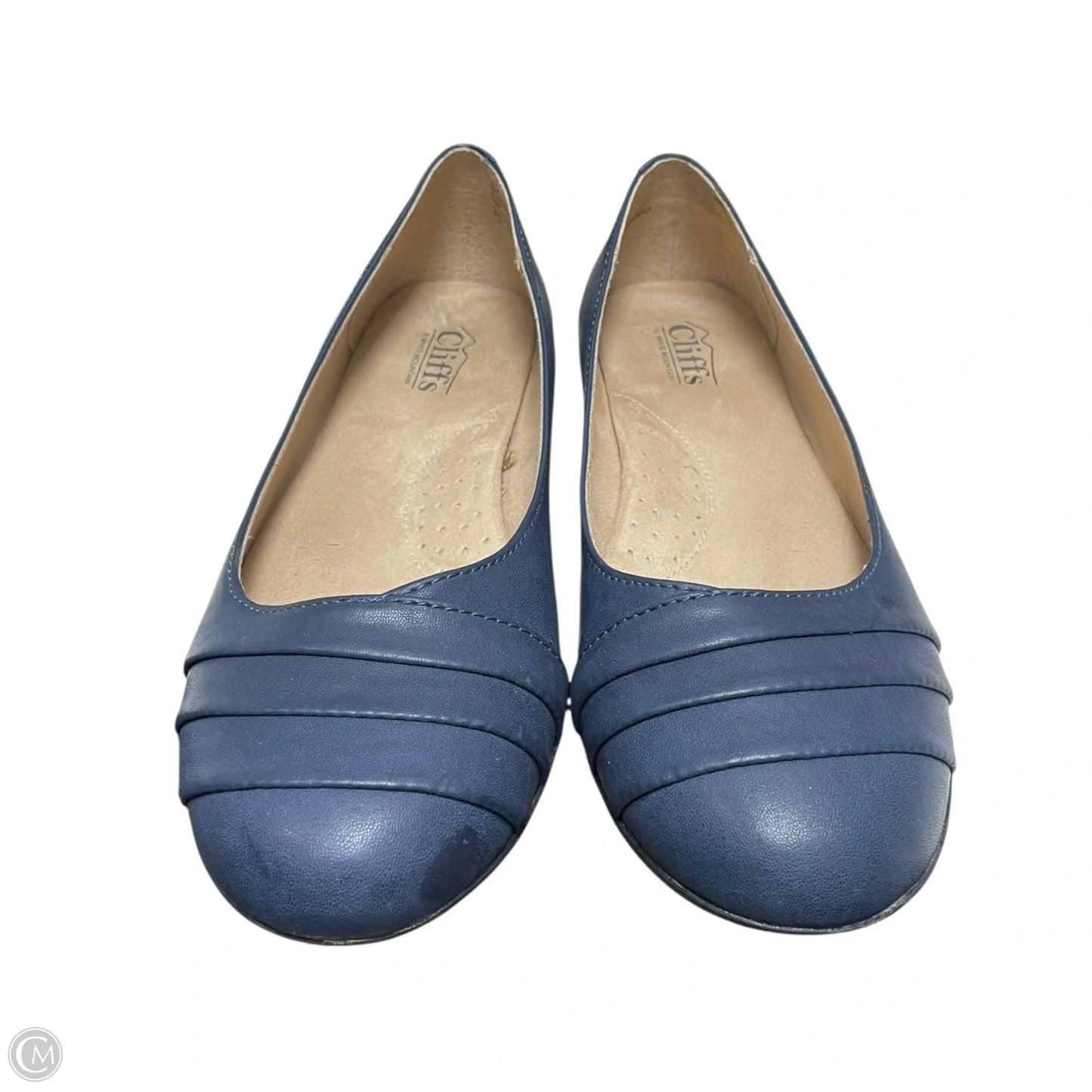 Shoes Flats By Cliffs By White Mountain In Navy, Size: 10