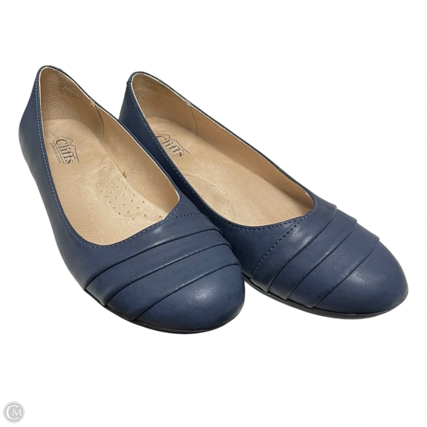 Shoes Flats By Cliffs By White Mountain In Navy, Size: 10