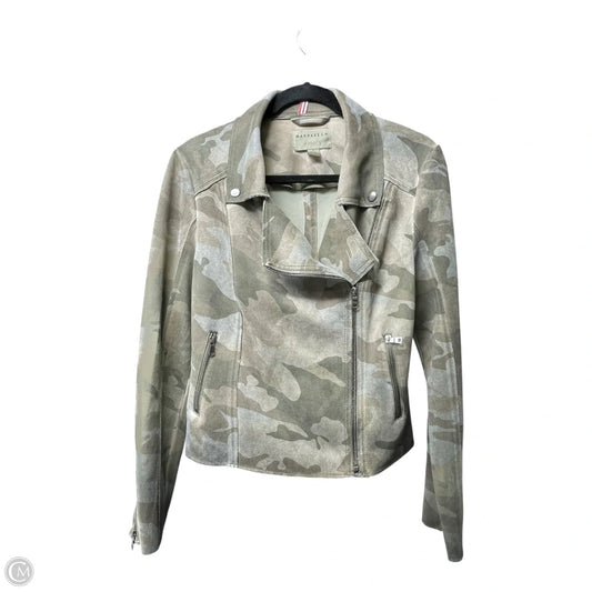 Jacket Moto By Marrakech In Camouflage Print, Size: S