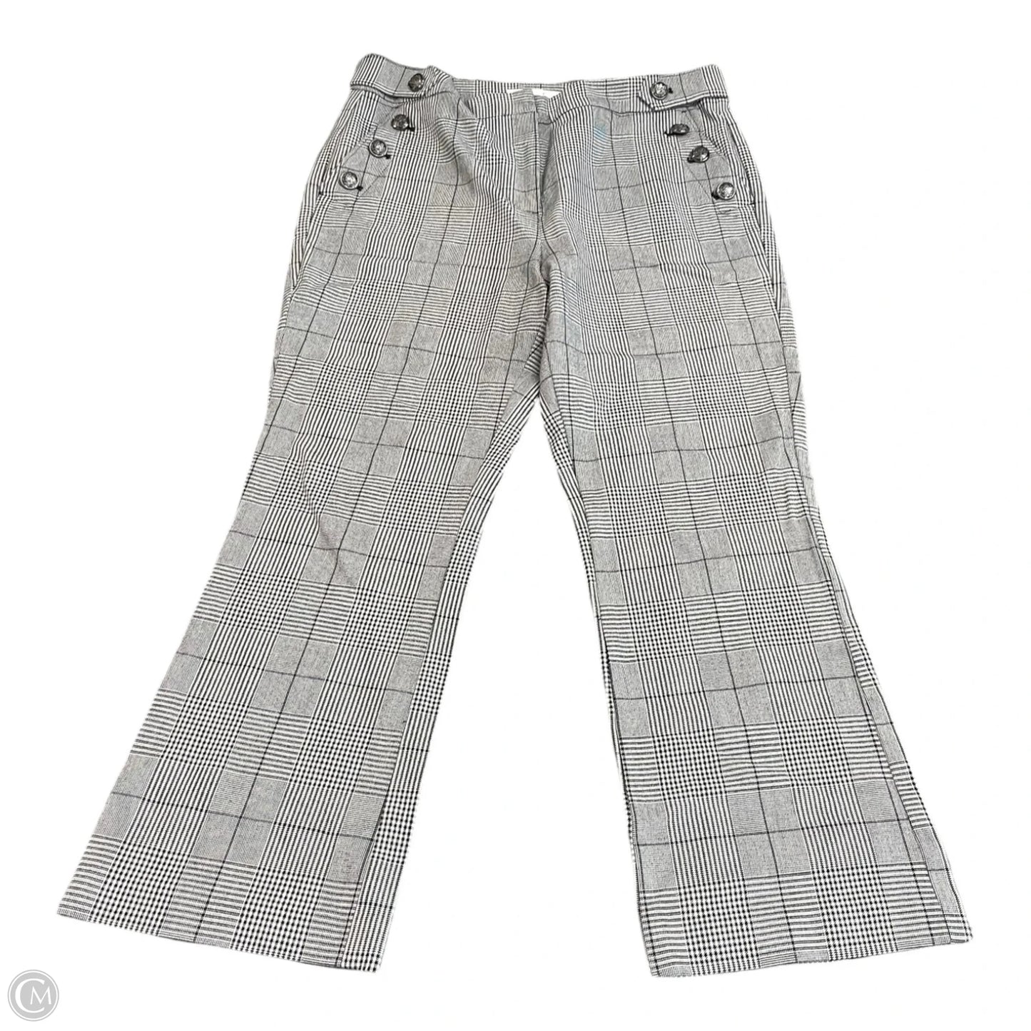 Pants Dress By Loft In Plaid Pattern, Size: 10