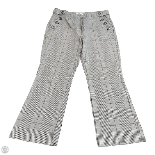 Pants Dress By Loft In Plaid Pattern, Size: 10