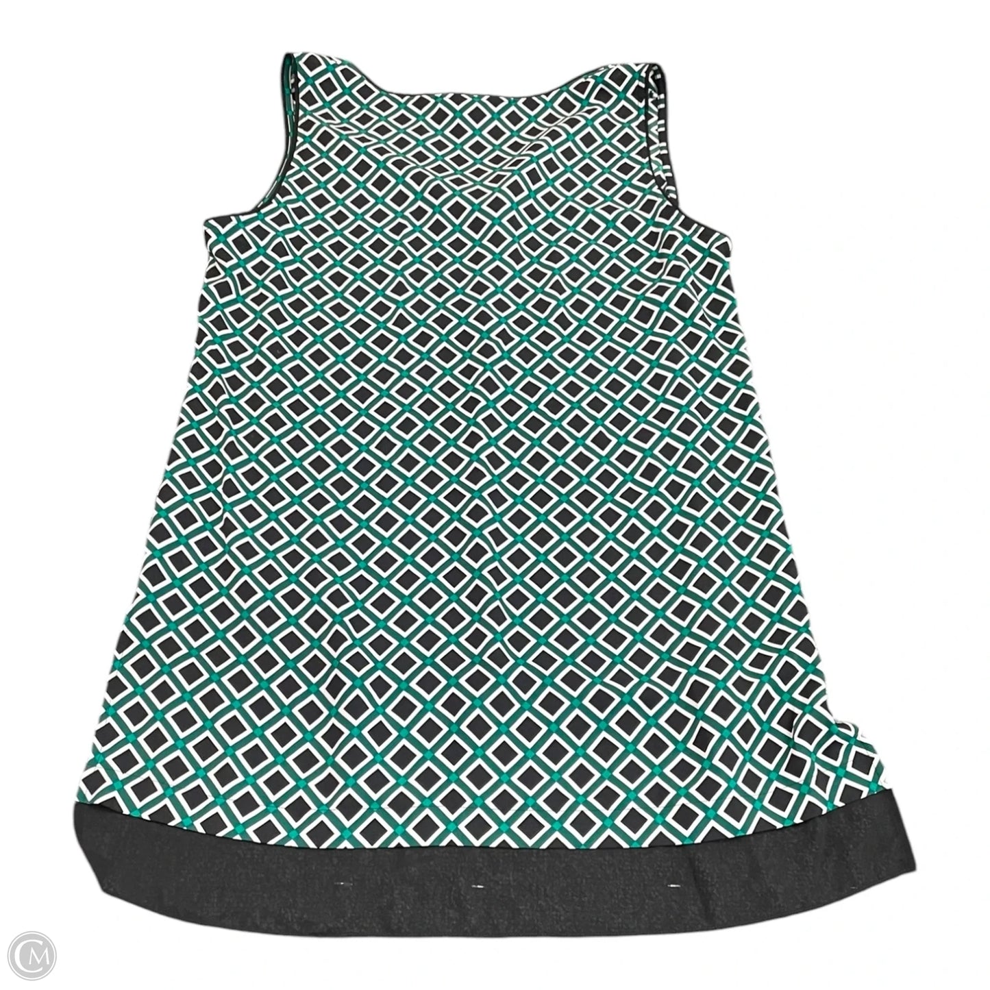 Tunic Sleeveless By White House Black Market In Black & Green, Size: M