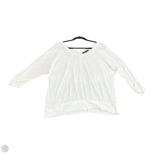 Top Long Sleeve By White House Black Market In White, Size: M
