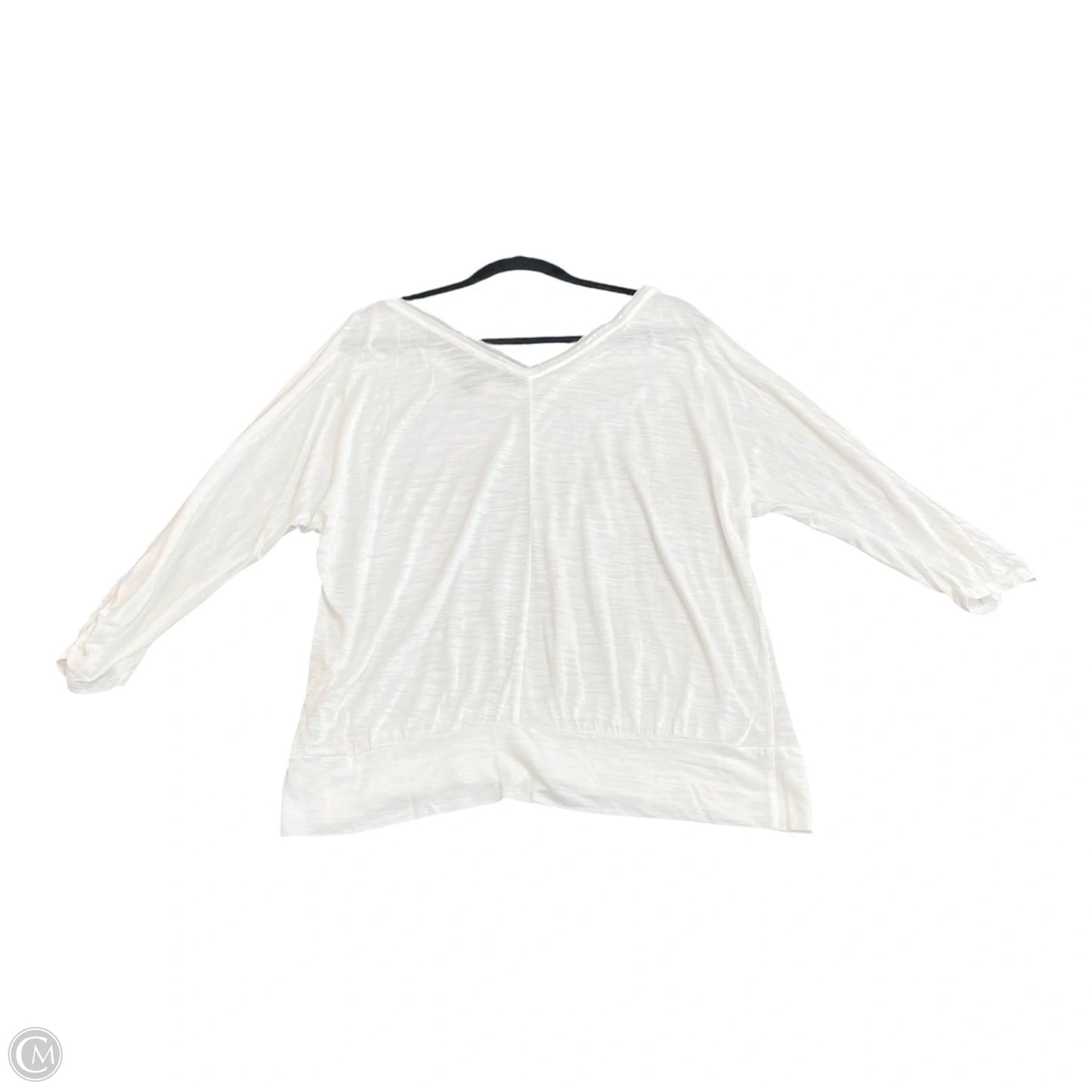 Top Long Sleeve By White House Black Market In White, Size: M