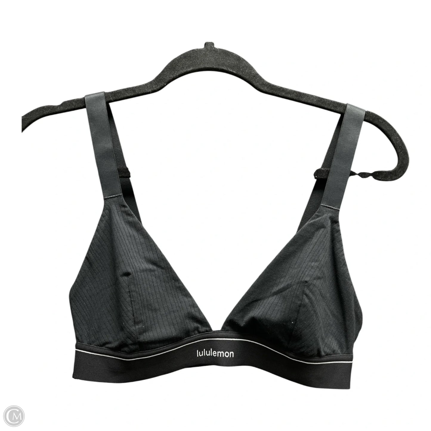 Athletic Bra By Lululemon In Black & White, Size: S