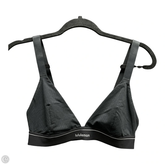 Athletic Bra By Lululemon In Black & White, Size: S