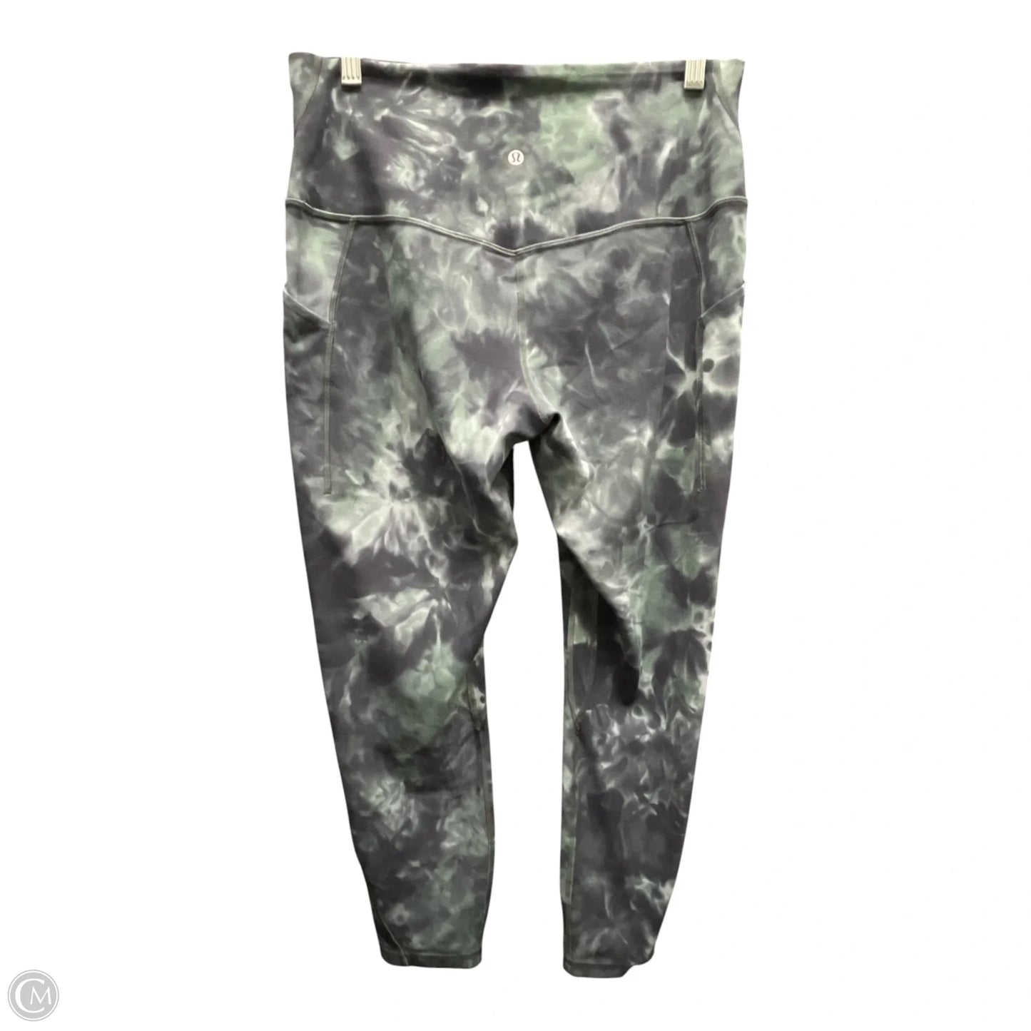 Athletic Leggings By Lululemon In Tie Dye Print, Size: 12