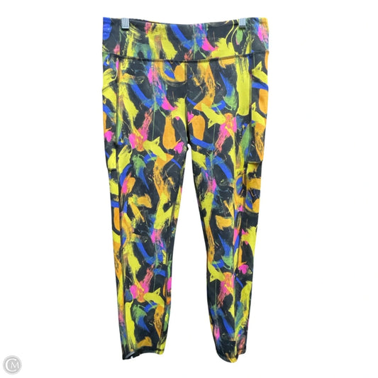 Athletic Leggings By Lululemon In Multi-colored, Size: 12