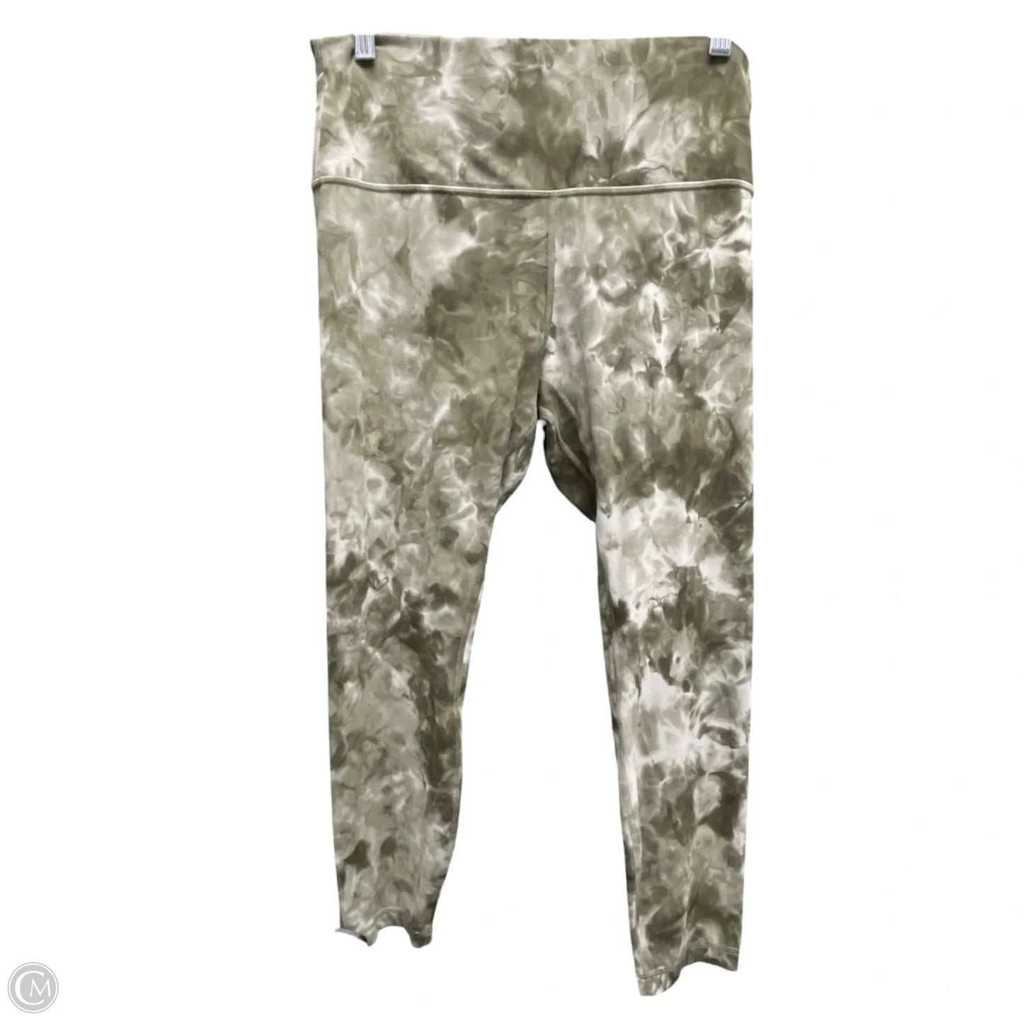 Athletic Leggings By Lululemon In Tie Dye Print, Size: 12