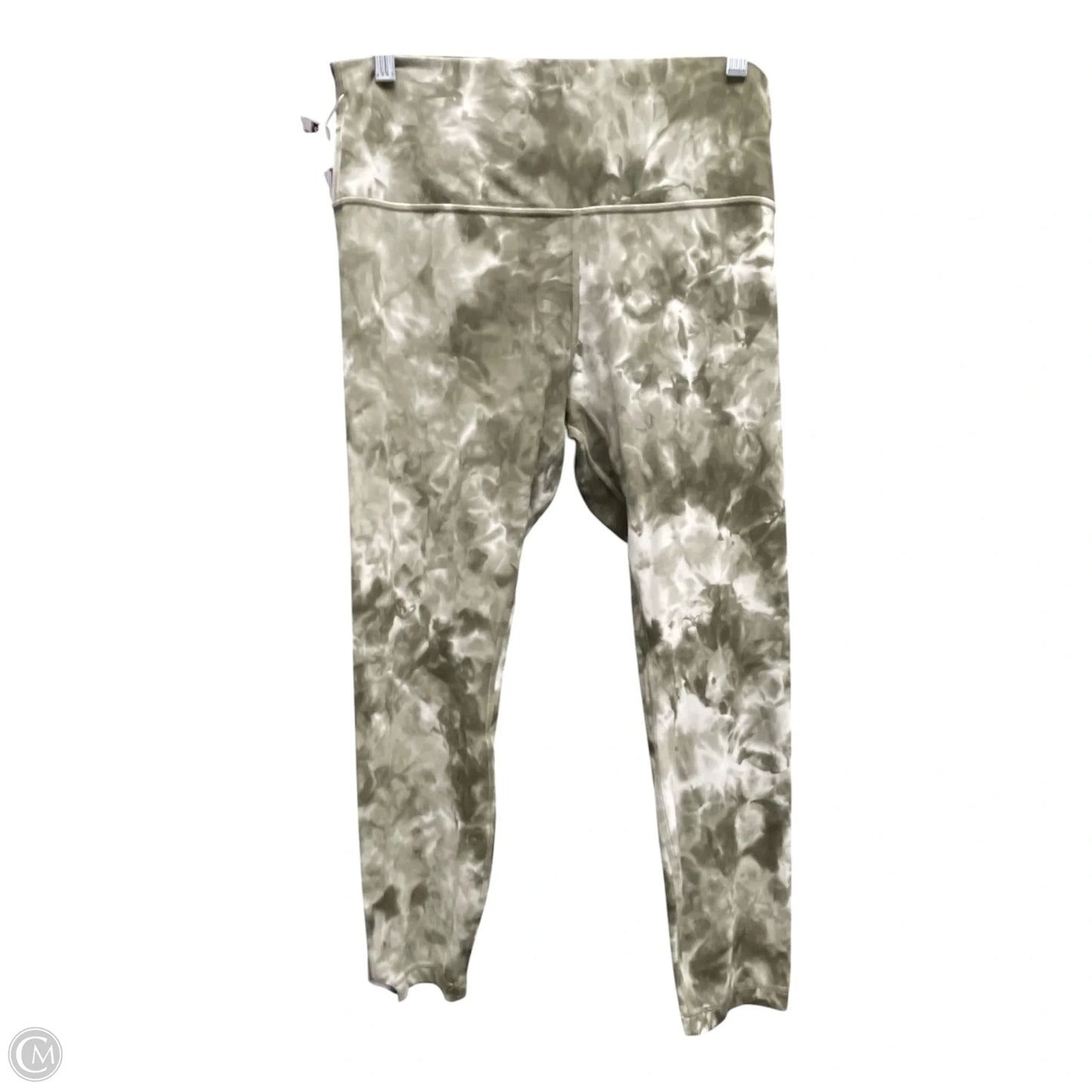 Athletic Leggings By Lululemon In Tie Dye Print, Size: 12