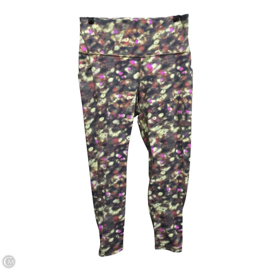 Athletic Leggings By Lululemon In Multi-colored, Size: 12