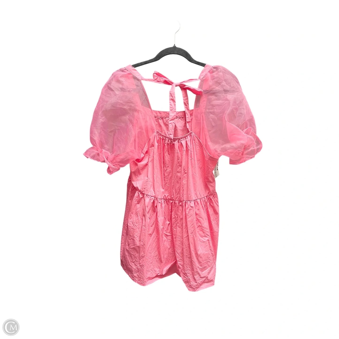 Blouse Short Sleeve By Pomander Place In Pink, Size: M