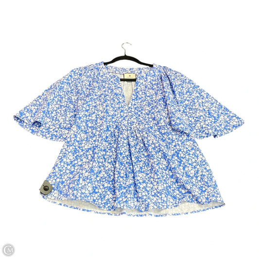 Blouse Short Sleeve By Tuckernuck In Floral Print, Size: M