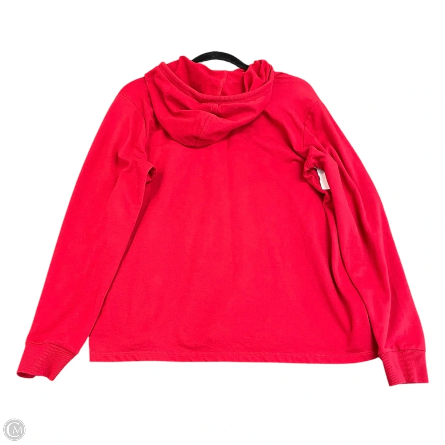Sweatshirt Hoodie By Michael By Michael Kors In Red, Size: L