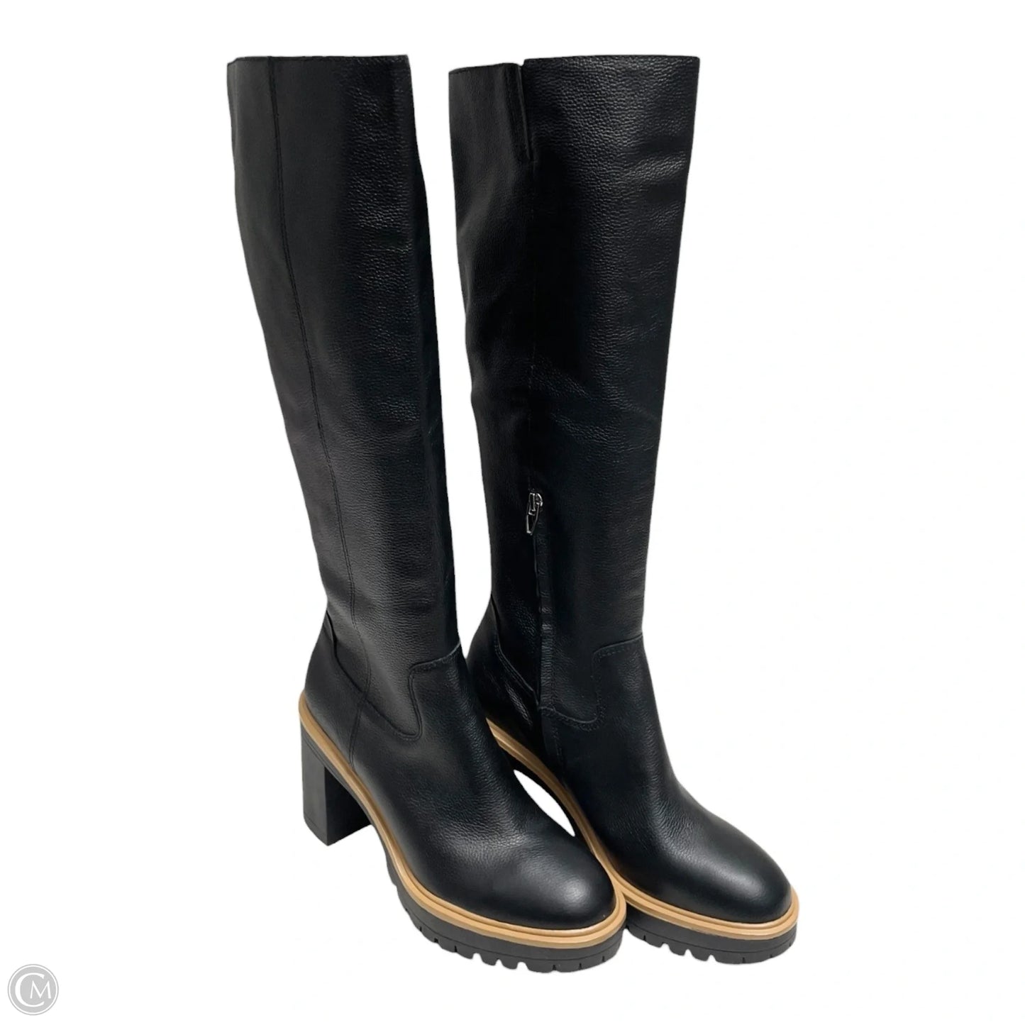 Boots Knee Heels By Dolce Vita In Black, Size: 10