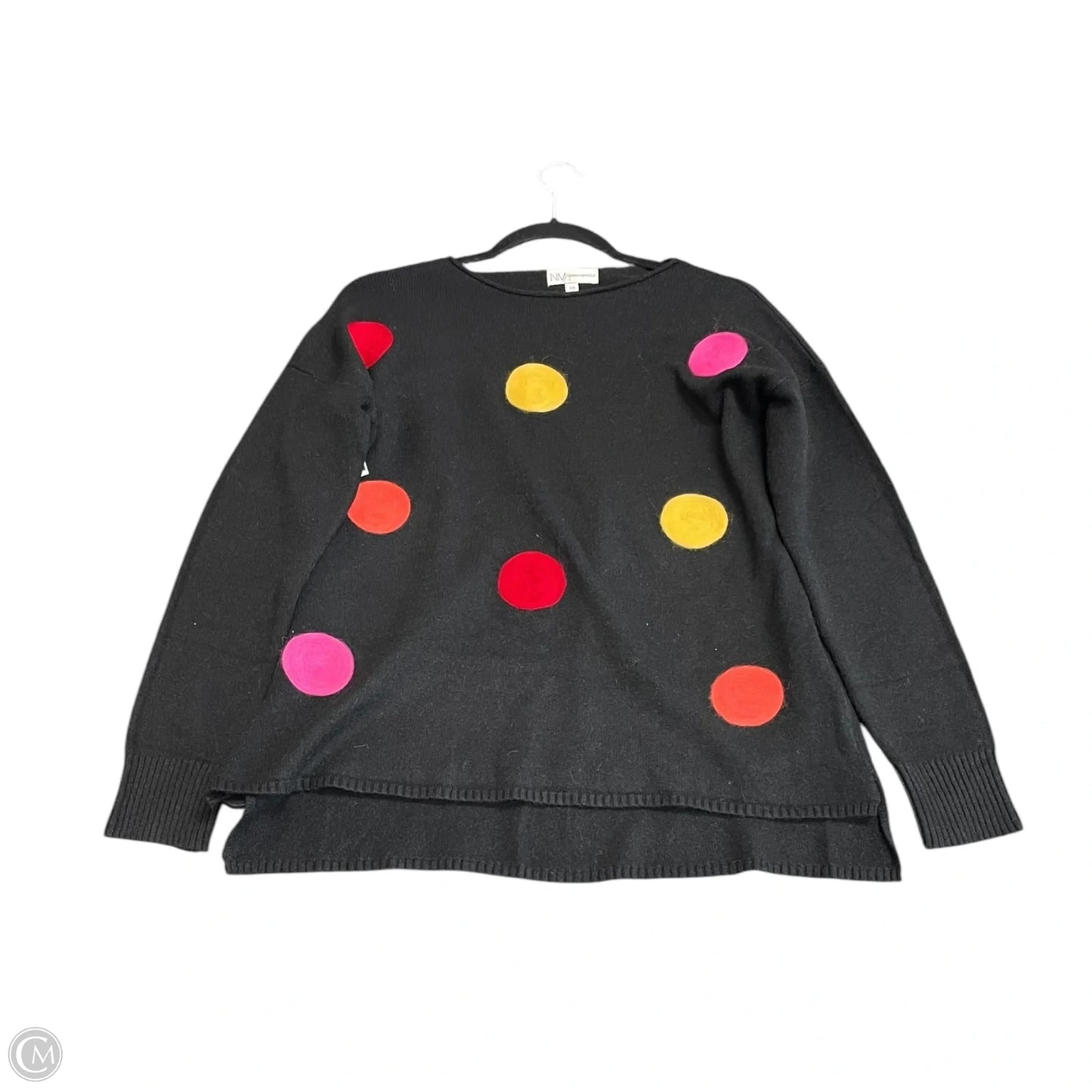 Sweater By Neiman Marcus In Polkadot Pattern, Size: Xs