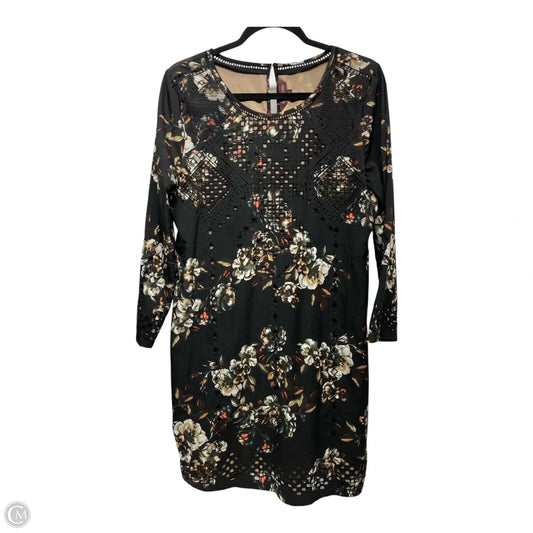 Dress Casual Short By RANNA GILL In Floral Print, Size: M