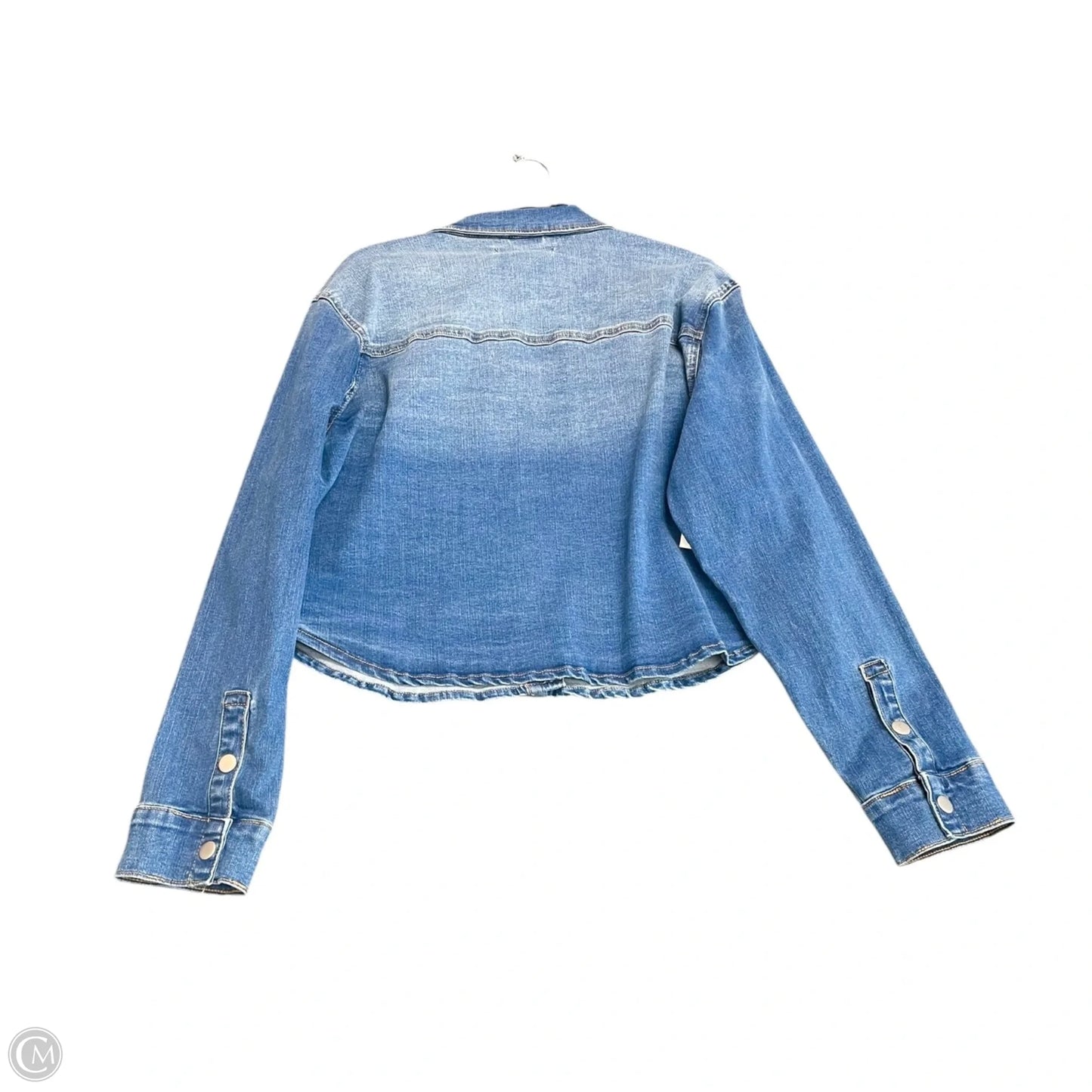 Jacket Denim By Cato In Blue, Size: L