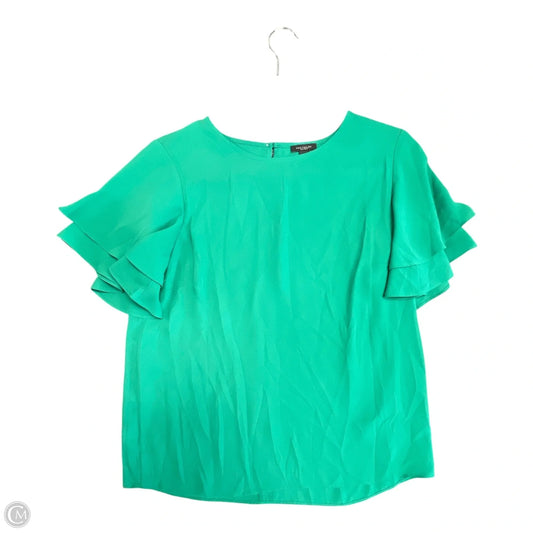 Top Short Sleeve By Ann Taylor In Green, Size: Xs