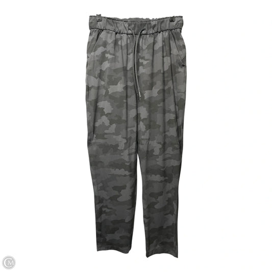 Athletic Pants By Lululemon In Camouflage Print, Size: 8