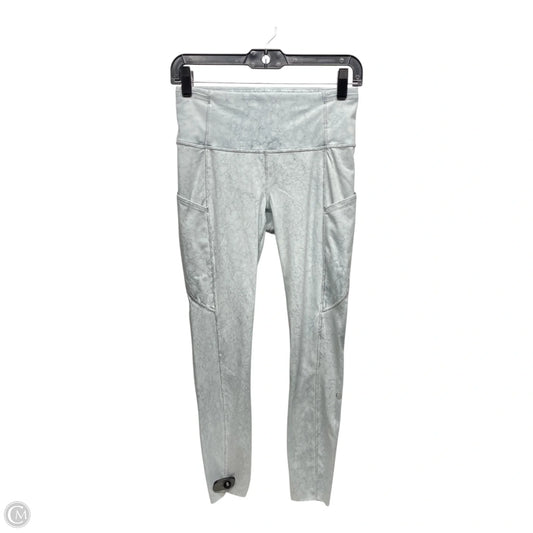 Athletic Leggings By Lululemon In White, Size: 6