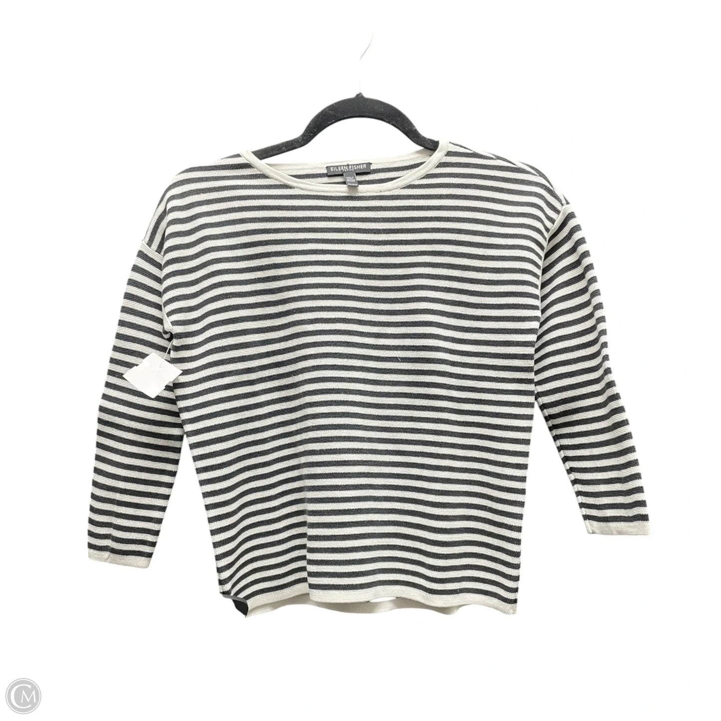 Sweater By Eileen Fisher In Striped Pattern, Size: Sp