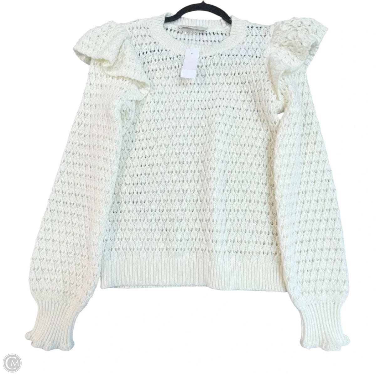 Sweater By Loft In Cream, Size: S