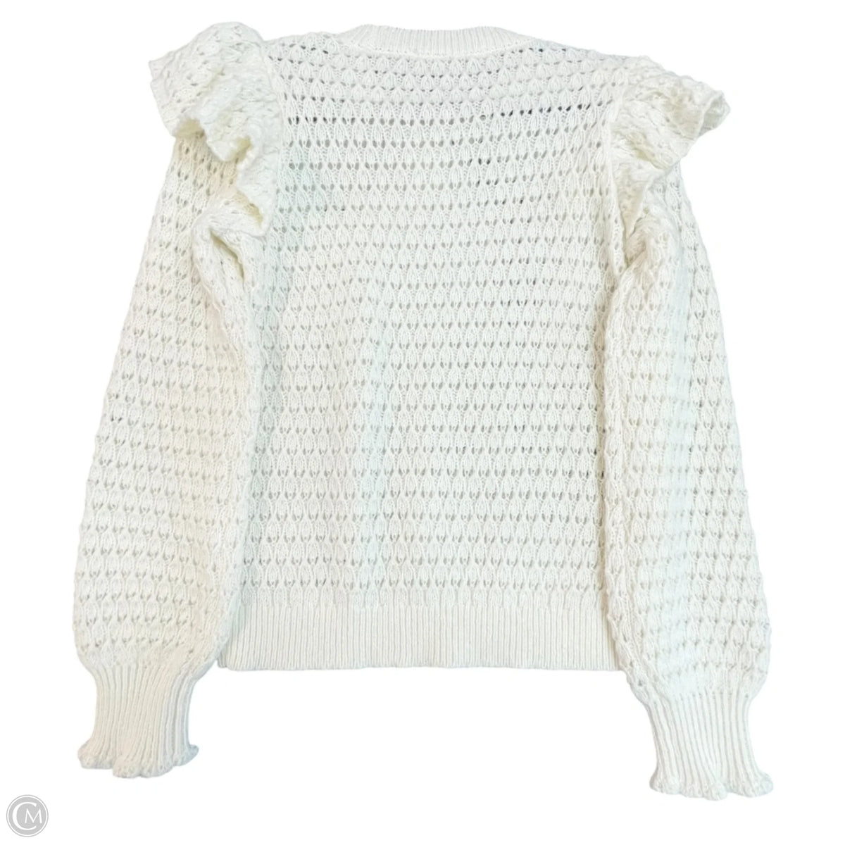 Sweater By Loft In Cream, Size: S