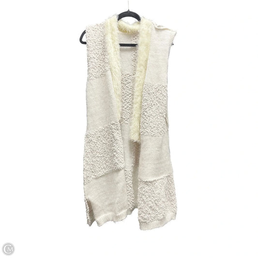 Vest Other By Lularoe In Cream & White, Size: Osfm