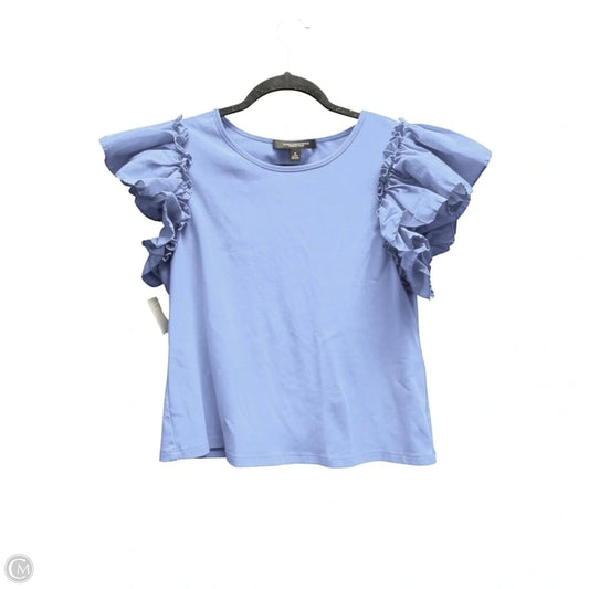 Top Short Sleeve By Marc New York In Blue, Size: M