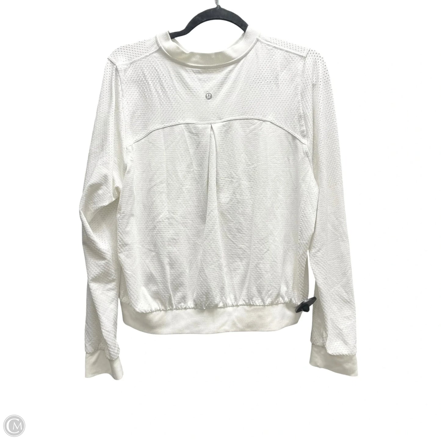 Athletic Jacket By Lululemon In White, Size: 8